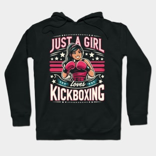 Just A Girl Who Loves Kickboxing Hoodie